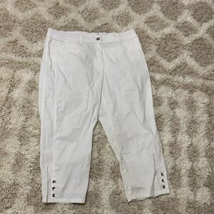 Chico's Cool Cotton Utility Cropped Pants
